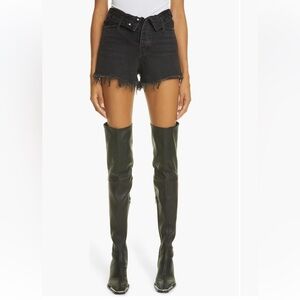 NWT Alexander Wang Bite Flip High Waist Cutoff Denim
Shorts